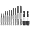 12Pcs/Set Hex Screw Extractors 6.35mm For Broken Screws