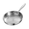 Titanium Frying Pan with Lid Scratch-Resistant Skillet Non-Stick Hammered Cookware for Gas Electric Induction Stoves Healthy Cooking Essential
