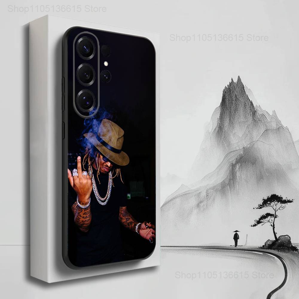 Крутой чехол для Samsung S23, S25, S20, S10, S9, S21, S24, S22, Ultra, FE, Plus, Lite, с изображением рэпера F-FUTURE, из мягкого силикона, черный