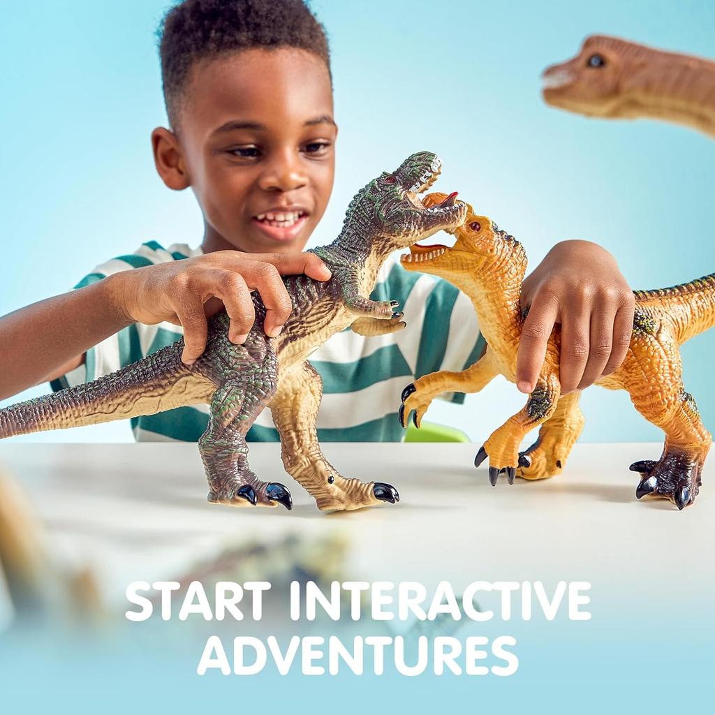 6 Pcs Jumbo Dinosaur Playthings Big Gentle Dinosaur Figures Realistic Jurassic World Playthings designed for Children Playthings Birth Date