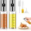 Creative Glass Spray Oil Kettle Oil Spray Bottle Atomizing Seasoning Bottle Press Type Spray Oil Bottle