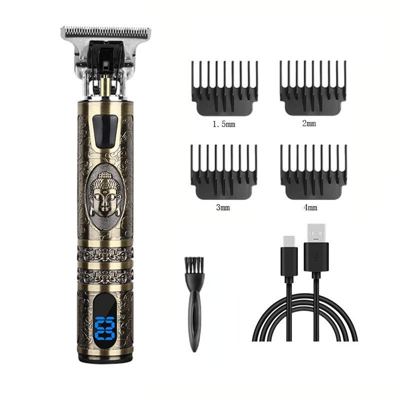 Professional Hair Clipper, Electric Shaver with LED Display, Hair Clipper, Beard Trimmer