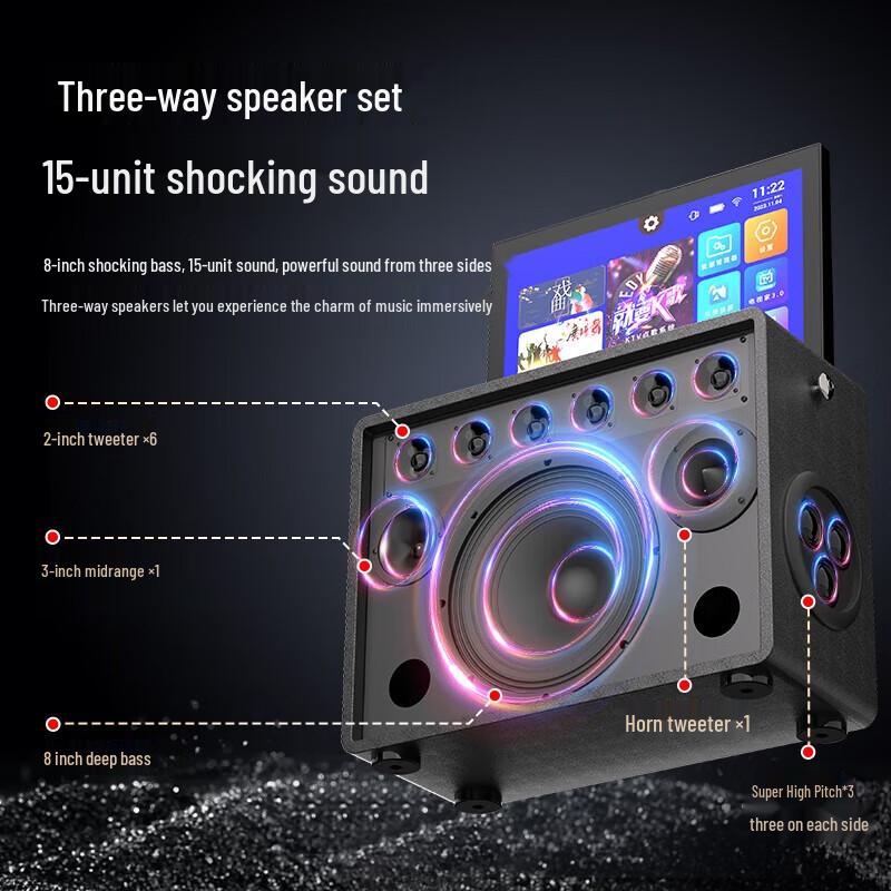 NEWMINE N523 Home KTV Bluetooth Speaker System