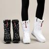 Women's Warm Non-Slip Winter Snow Boots with Thick Soles and High Tops