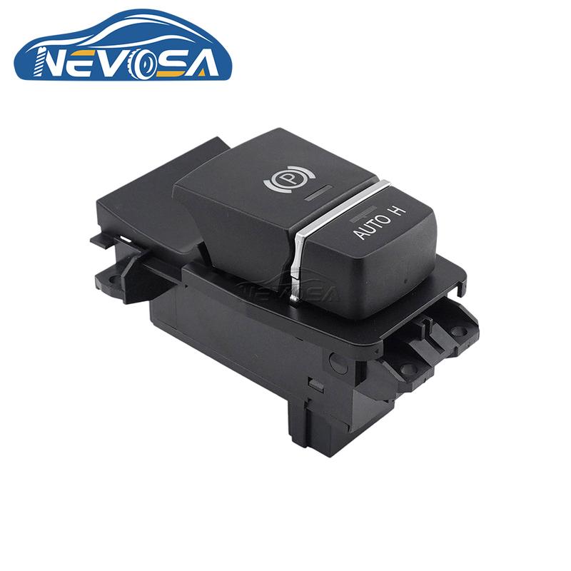 NEVOSA 61319385029 For BMW 5 7 X3 X5 X6 Series F02 F7 F12 F18 F16 F25 F26 Car Power Parking Brake Switch Button Control Switch