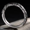 New Retro Dragon Pillar Auspicious Cloud Bracelet Men's Style Ethnic Style Domineering Carved Dragon Body