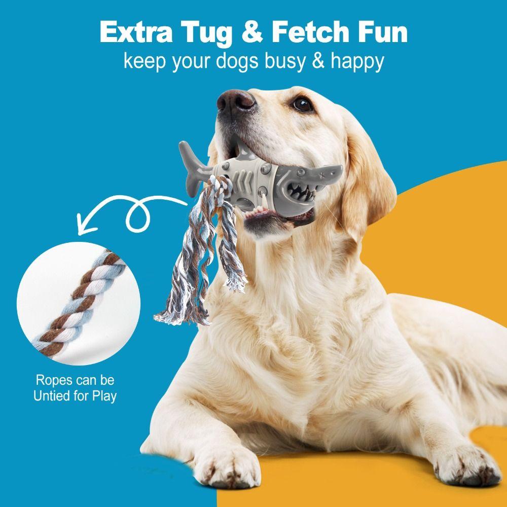 Bite-resistant Pet Leaking Food Toy Simulated Shark Pet Training Toy  Sniffing Hiding Food