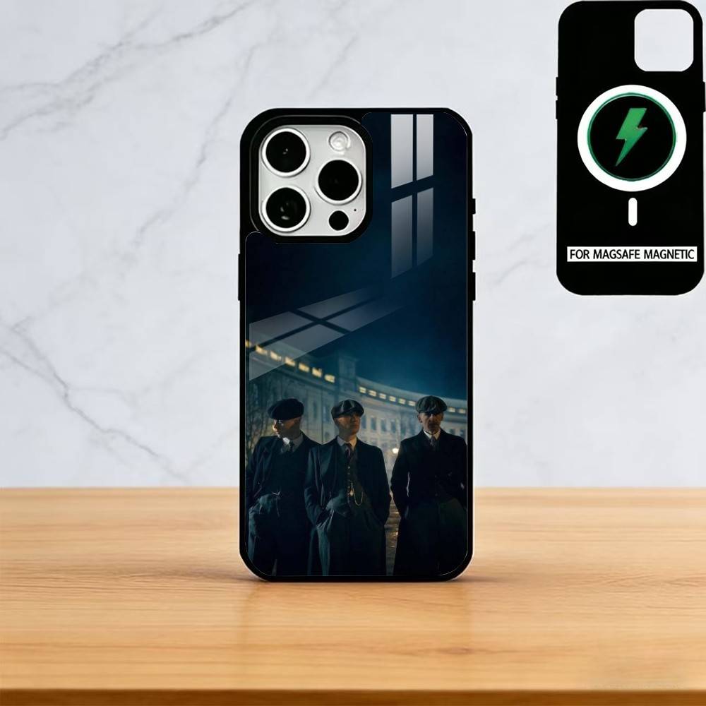 Чехол для телефона Movie P-Peaky B-Blinders для iPhone17,16,15,14,13,12,11 Plus,Pro Магнитный Для Magsafe Беспроводной зарядки
