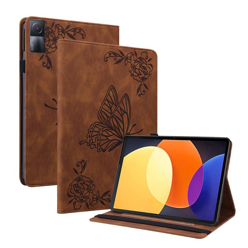 Чехол для планшета Xiaomi Redmi Pad 5g, чехол 10,61 дюйма, милый чехол из искусственной кожи с тиснением бабочки, мягкий силиконовый чехол для Xiaomi Redmi Pad, чехол для планшета