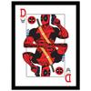 Плакат в рамке с игральными картами