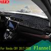 Фланелевой коврик для приборной панели автомобиля для Honda Crv Cr-V Rw 2017-избегайте легкой панели, подушка для приборной панели, платформы