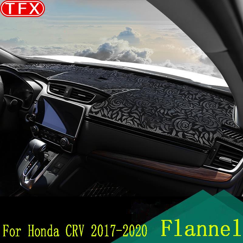 Фланелевой коврик для приборной панели автомобиля для Honda Crv Cr-V Rw 2017-избегайте легкой панели, подушка для приборной панели, платформы