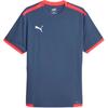 Teamliga Jersey Round Neck Fashion Soft Sports Short Sleeve T-Shirt Men Tops Blue 704917-55
