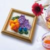 Olympus Tsumami Zaiku Kit Flower Bouquet with Wooden Frame, Autumn TZ-16