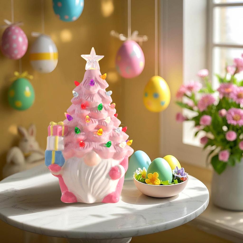 Dwarf Tree Festival Decoration Suitable For Indoor Spring Desktop Decoration Resin Crafts