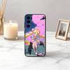 Мультяшный Чехол для Телефона S-Sailor M-Moon-es Art Для Samsung S25,S24,S21,S22,S23,S30,Ultra,S20,Plus,Fe, Мягкий Силиконовый Черный Чехол