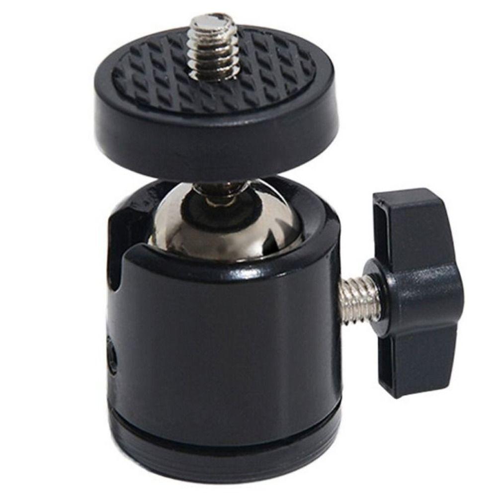 1/4" Screw Ball Head Screw Tripod Mount Metal Rotating Mount Base Adapter  for DSLR/DV
