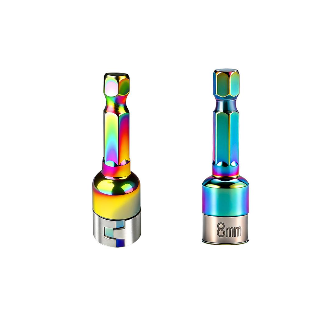 2pcs Or 3pc 8mm Hex Steel Ball Socket Bit High Torque Non Magnetic Quick Release Multimeter Herramientas Soldering Iron