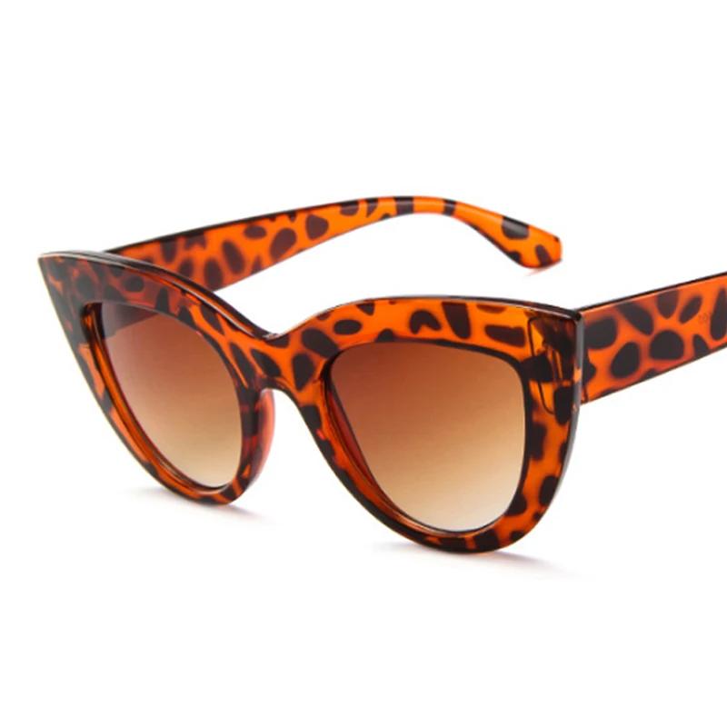 Винтажные солнцезащитные очки «кошачий глаз» женские брендовые дизайнерские ретро солнцезащитные очки женские модные зеркальные уличные тени градиент