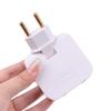 Регулируемый штепсель европейского типа, электрический адаптер с USB для зарядки мобильного телефона, переходник-розетка