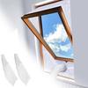 Long Lasting Use Portable Air Conditioner Silver Finished Polyester Window Seal  Cooling Season