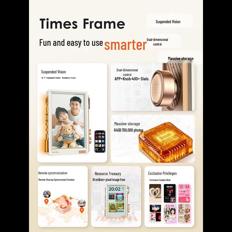 Divoom TimesFrame Прозрачная цифровая фоторамка (Китайская версия)