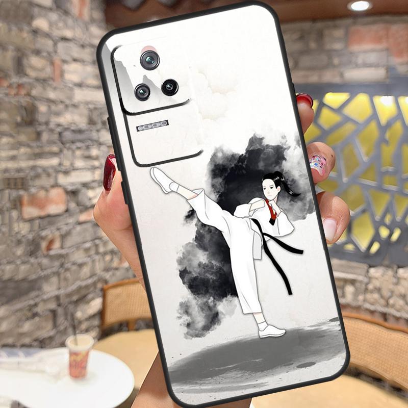 Kung Fu Taekwondo Karate Case For Xiaomi 13 14 15 Ultra 11T 12T 13T 14T Pro POCO X7 Pro X3 X5 X6 M6 F5 F6 Pro Cover