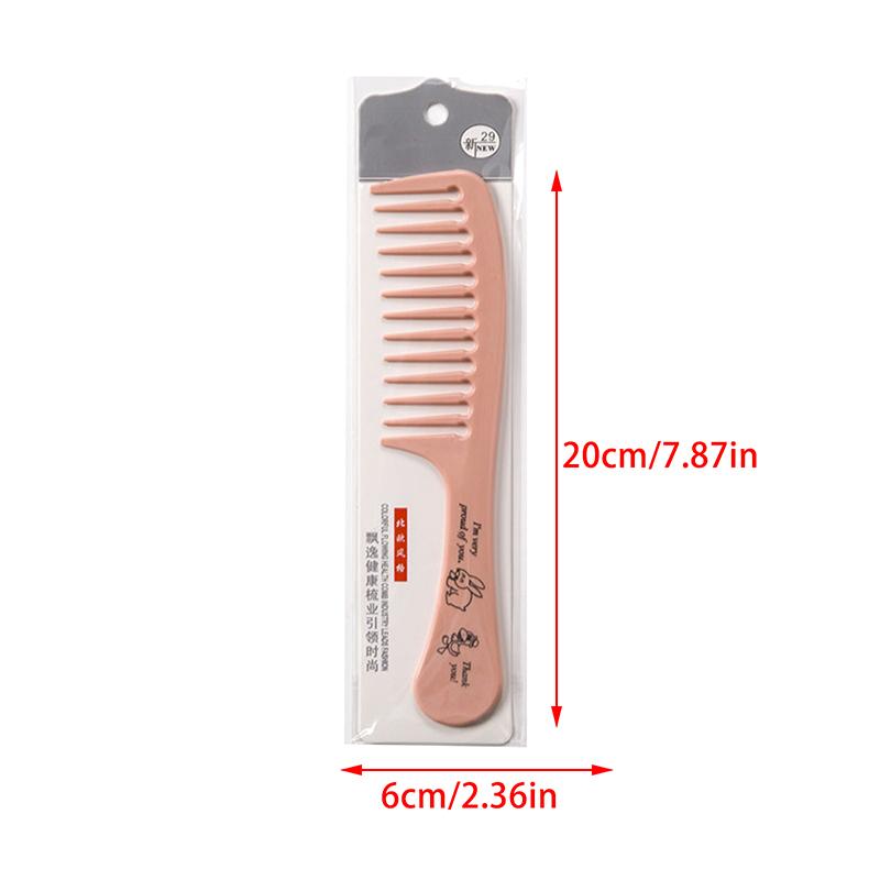 Удобные и густые зубцы, расческа для волос «конский хвост», вьющиеся волосы, парикмахерская расческа, утолщенная расческа, салон