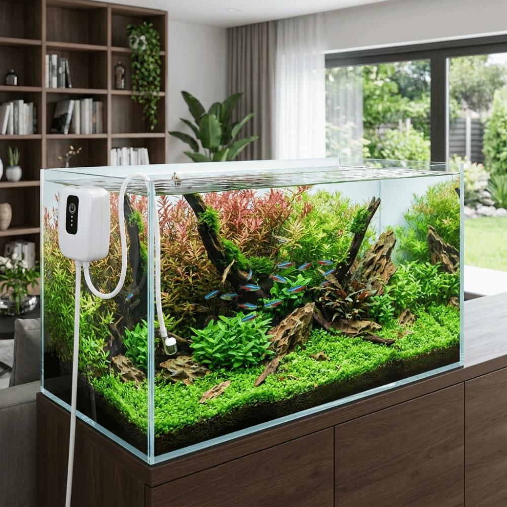 Mute Fish Tank Water Changer Mini Electric Suction Drainer Siphon Pump  Aquarium Maintenance