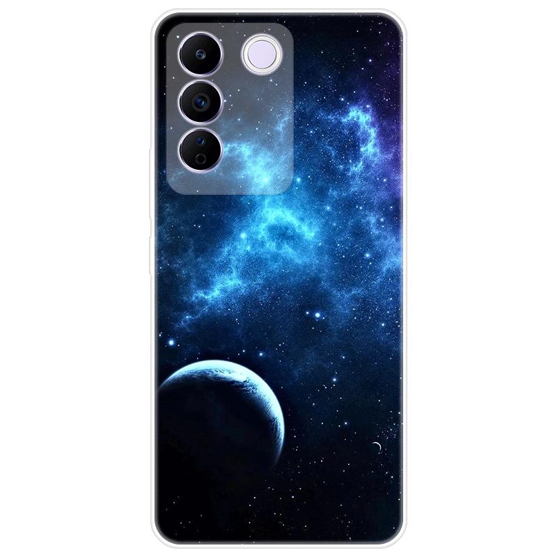 For Vivo V27e V 27e Case Soft Silicone Back Cover Cartoon Phone Case Diversification