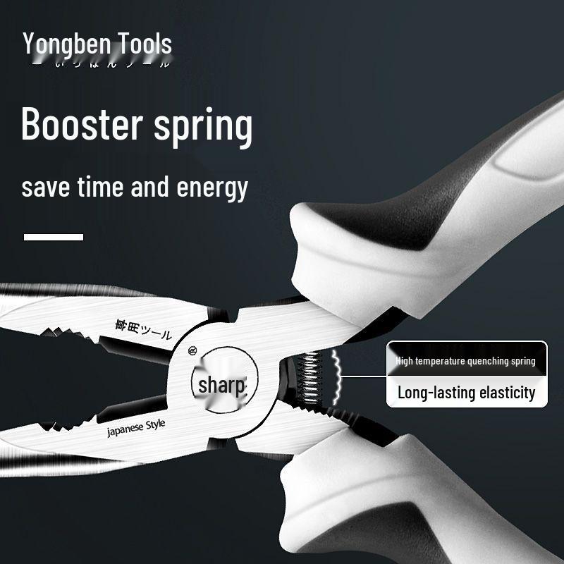 8-дюймовые японские промышленные длинногубцы с противоскользящей рукояткой