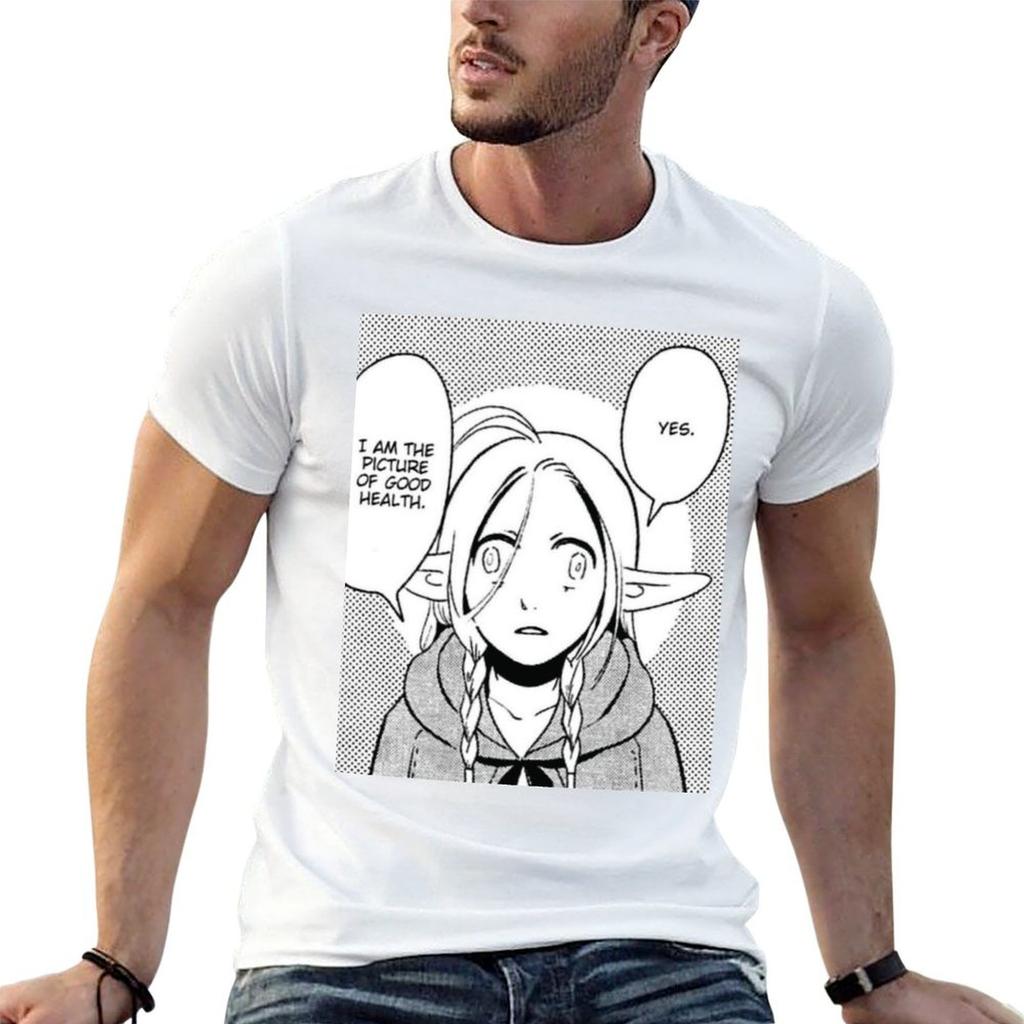 Delicious in Dungeon marcille TShirt Plus Size Summer Short Sleeve TShirt