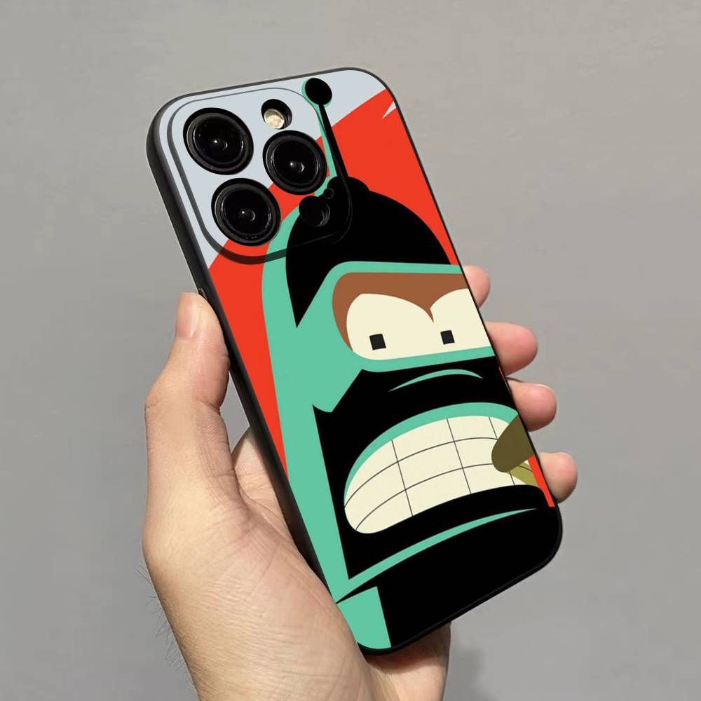 Смешной робот B-Benders Чехол для телефона для iPhone 17 16 15 14 11 12 13 Mini Pro XS Max Plus Funda Shell