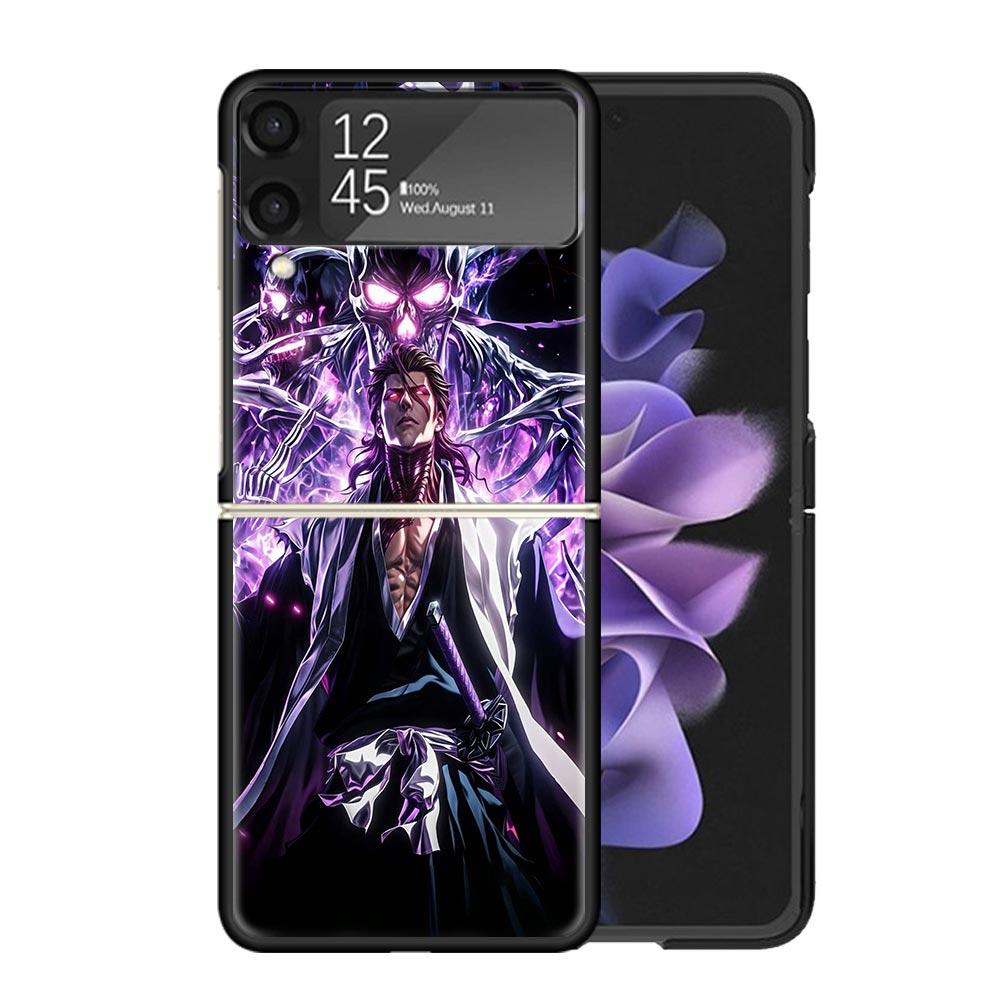 Айзен Соуске Блич Чехлы Для Samsung Galaxy Z Flip 4 5 6 7 3 Z Flip7 Flip6 Flip4 Flip5 Flip3 5G Жесткие Ударопрочные Fundas Чехол G