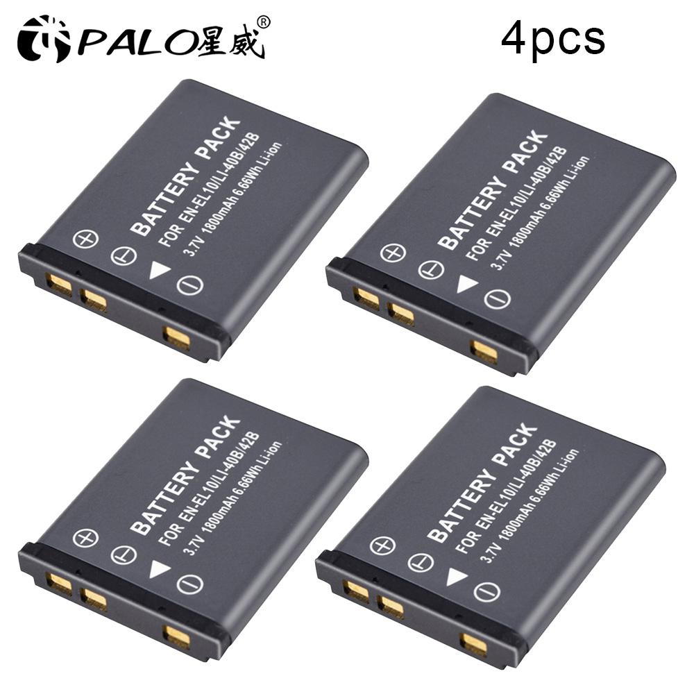 Новая камера EL10 40B, литий-ионный аккумулятор 3,7 В, 1800 мАч для OLYMPUS U700 U710 FE230 FE340 FE290 FE360