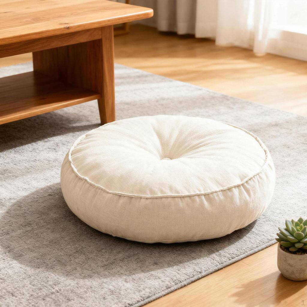 Floor Cushion Pad Comfortable Seating Meditation Pillow for Chair Sofa Office Indoor