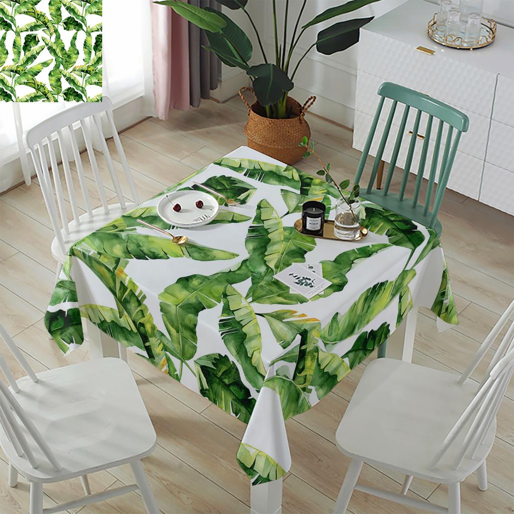 Банановые листья тропических растений водонепроницаемая скатерть свадебный декор дорожка для стола декор для кофе обеденный стол крышка