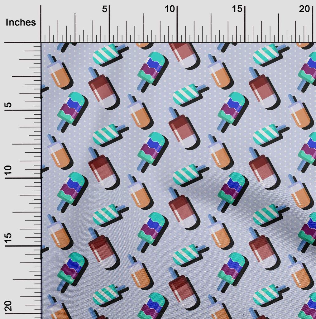 oneOone Хлопковый поплин серо-голубая ткань Kawai Quilting Supplies Print Швейная ткань по ярдам 42 дюйма