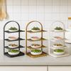 2/3/4 Layers Side Dish Rack Matal Food Sorting Tray Durable Food Preparation Tray  Shoes