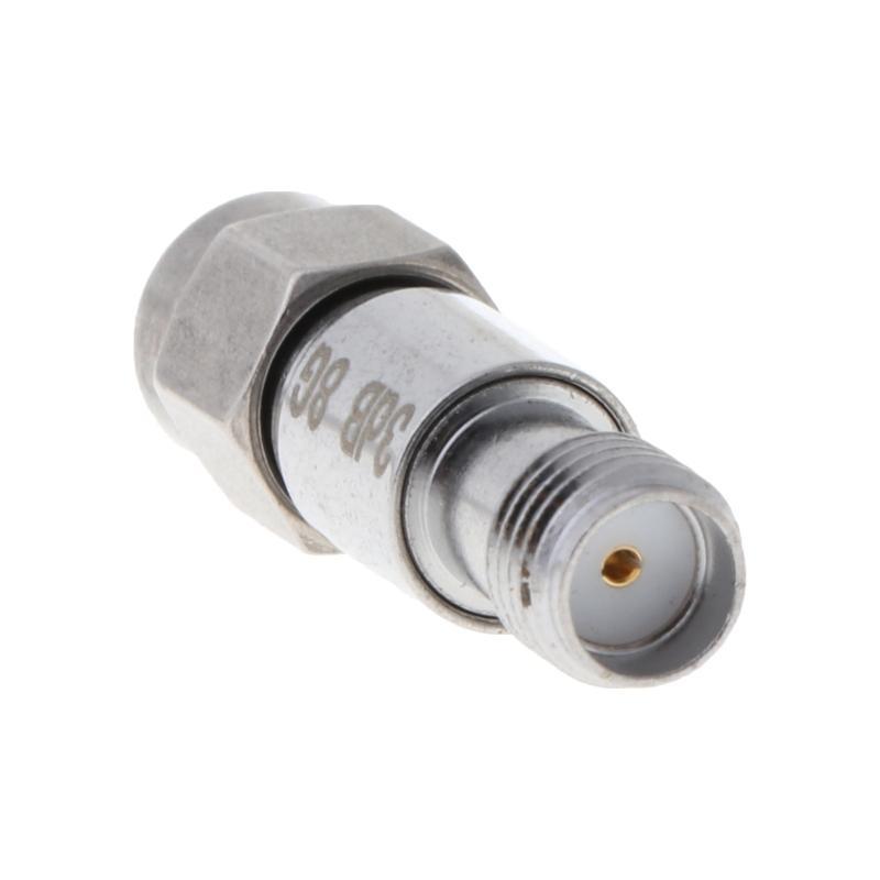 RF Coaxial Attenuator SMA Male to Female DC-6GHz 8GHz 2W 50ohm Used Communications Aviation Fixed Attenuator