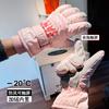 Женские лыжные перчатки 2025 года, ветрозащитные, нескользящие, водонепроницаемые, флисовые, теплые перчатки для улицы
