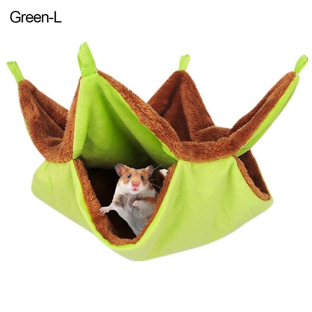 Палатка Гнездо для морской свинки Дом для хомяка Подвесная клетка для домашних животных Гамак для хомяка Кровать для сна маленького животного