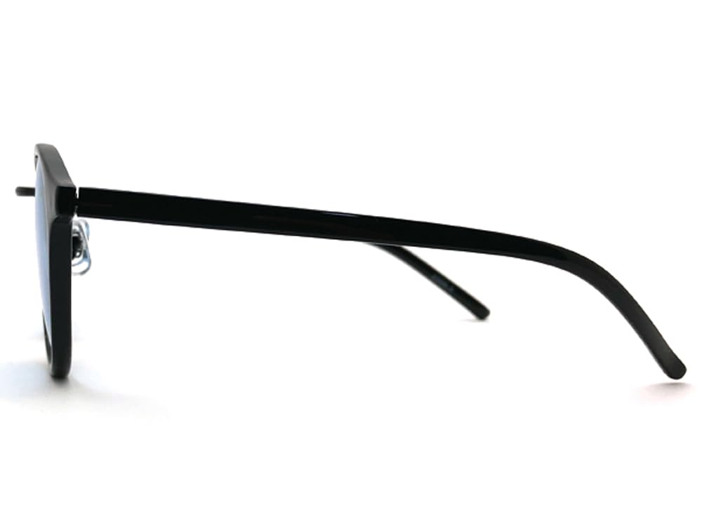 POLARIZED BOSTON SUNGLASSES Boston BLACK x LIGHT BLUE [SPEED ADDICT] (Polarized Sunglasses)