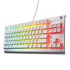 SteelSeries Gaming Keyboard Tenkeyless Wired Apex 3 TKL White US English Layout Silent Switch IP32 Water Resistant 24 Key Simultaneous Press Support
