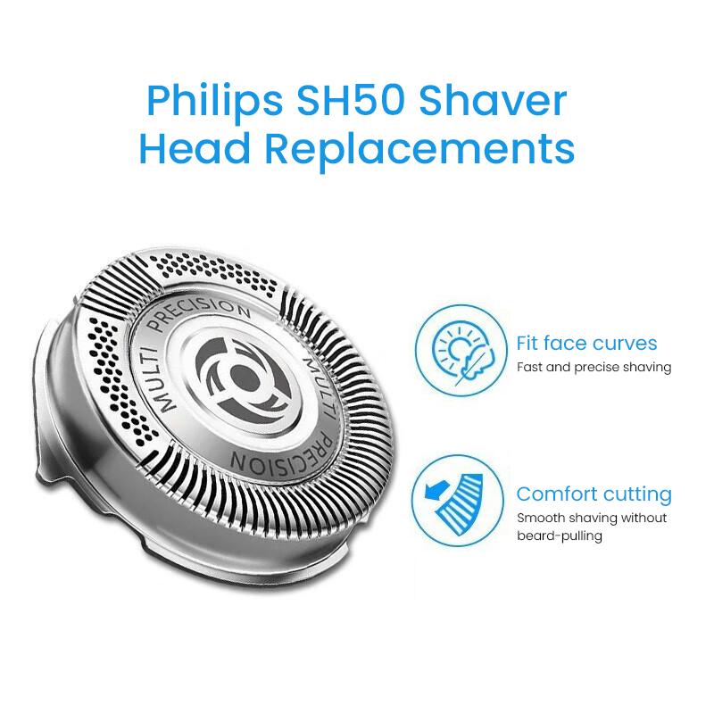 Philips Сменная бритвенная головка SH50/51 для бритв серии 5000, 6000 и т. д. 3 шт./коробка
