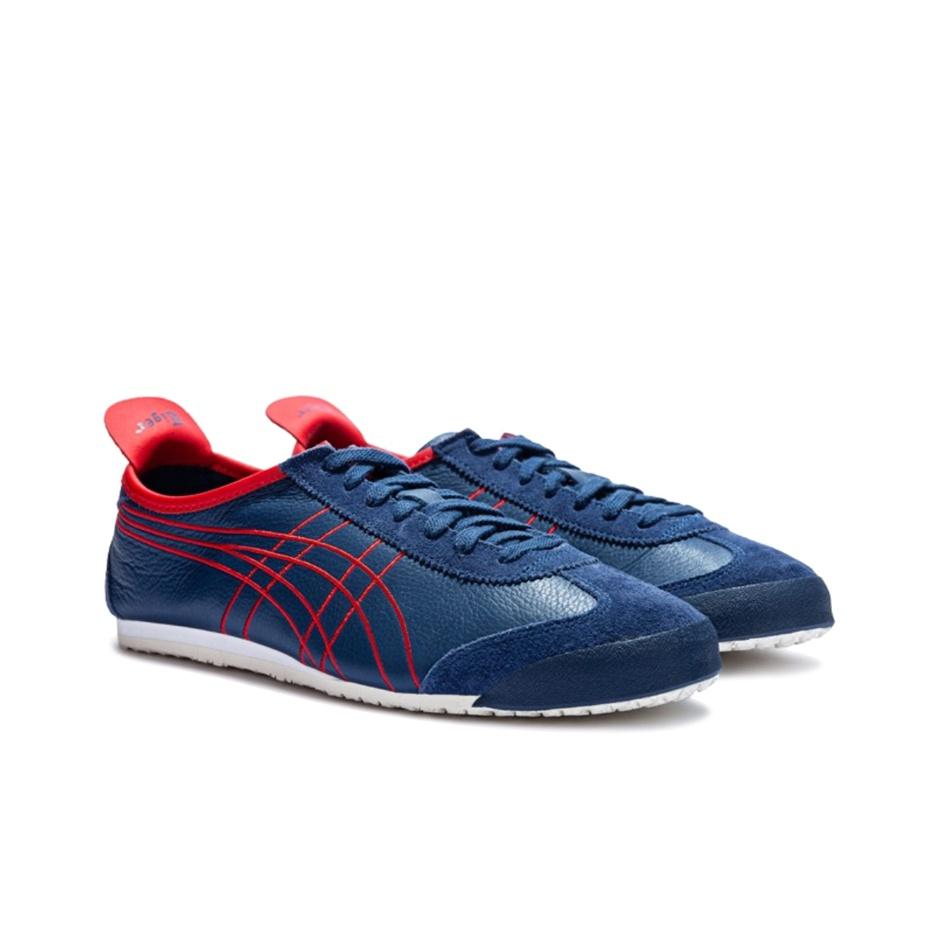 ONITSUKA TIGER Mexico 66 Кожа Замша Удобные Универсальные Амортизирующие Нескользящие Износостойкие Низкие Повседневные Кроссовки Унисекс 1183A349-400