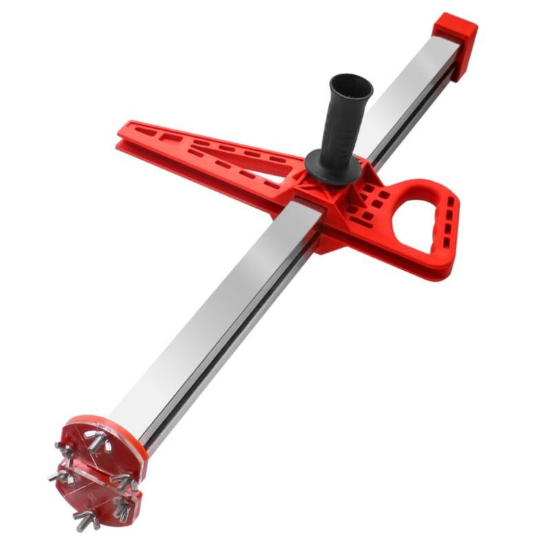 Manual Gypsum Board Cutting Tool Hand Push Drywall Cutting Artifact Tool Stainless Steel Woodworking Cutting Board DIY Tool 12MM