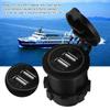 Waterproof Dual USB Charger Socket Power Outlet 3.1A With LED Indicator for Car Boat Mobile