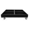Cantilever Umbrella Base with Wheels Patio Umbrella Stand Base Fillable for Garden Poolside and Lawn