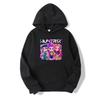 Autumn Winter Kpop Demon Hunters Printed Hoodies Fashionable Casual Warm Sports Long Sleeved Children's Girl Hooded Sweatshirts